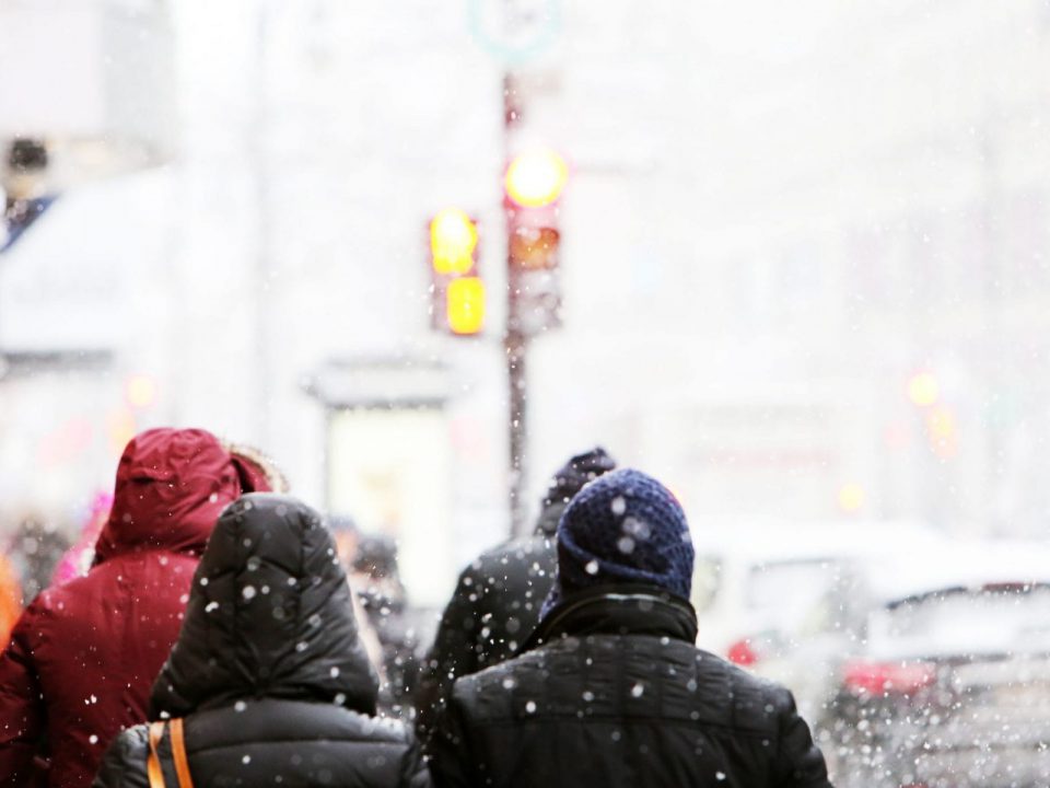 People walking