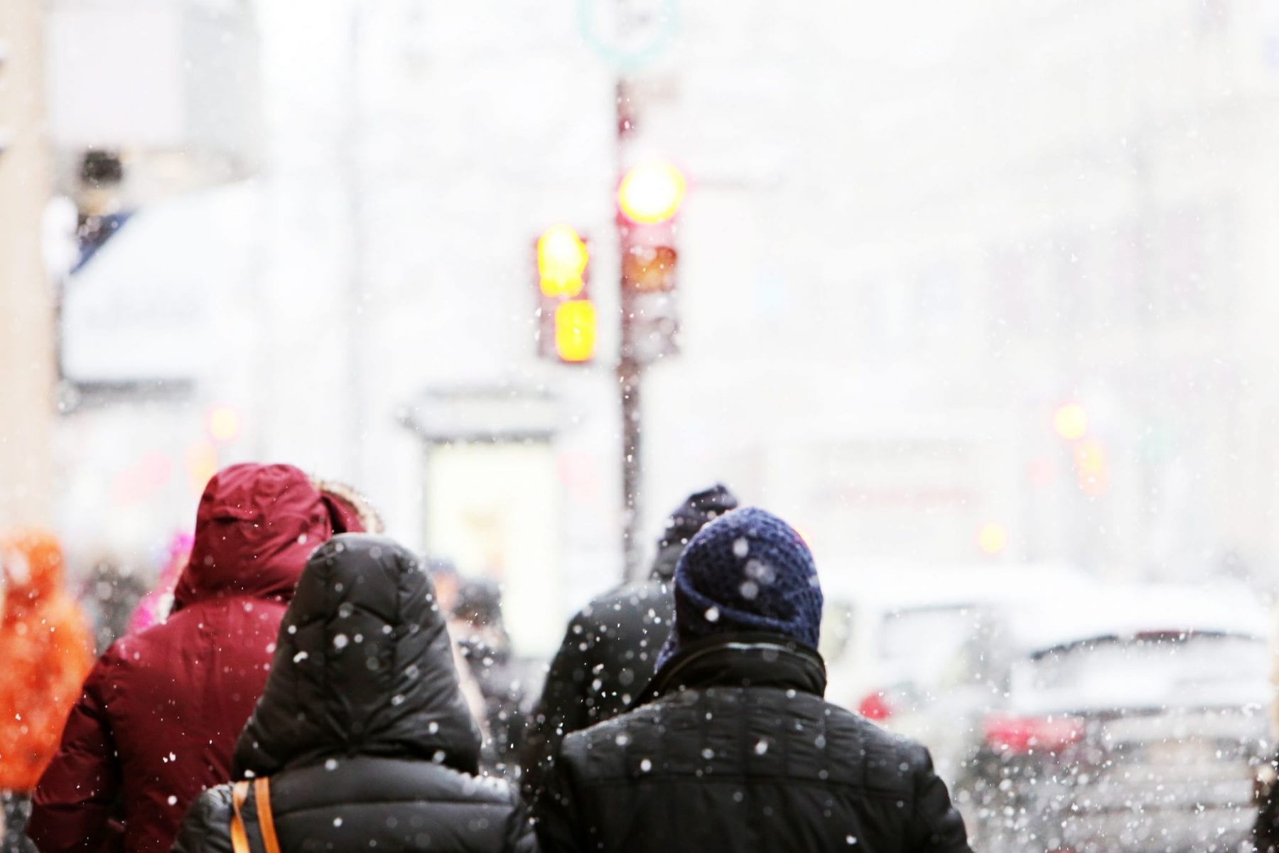 People walking