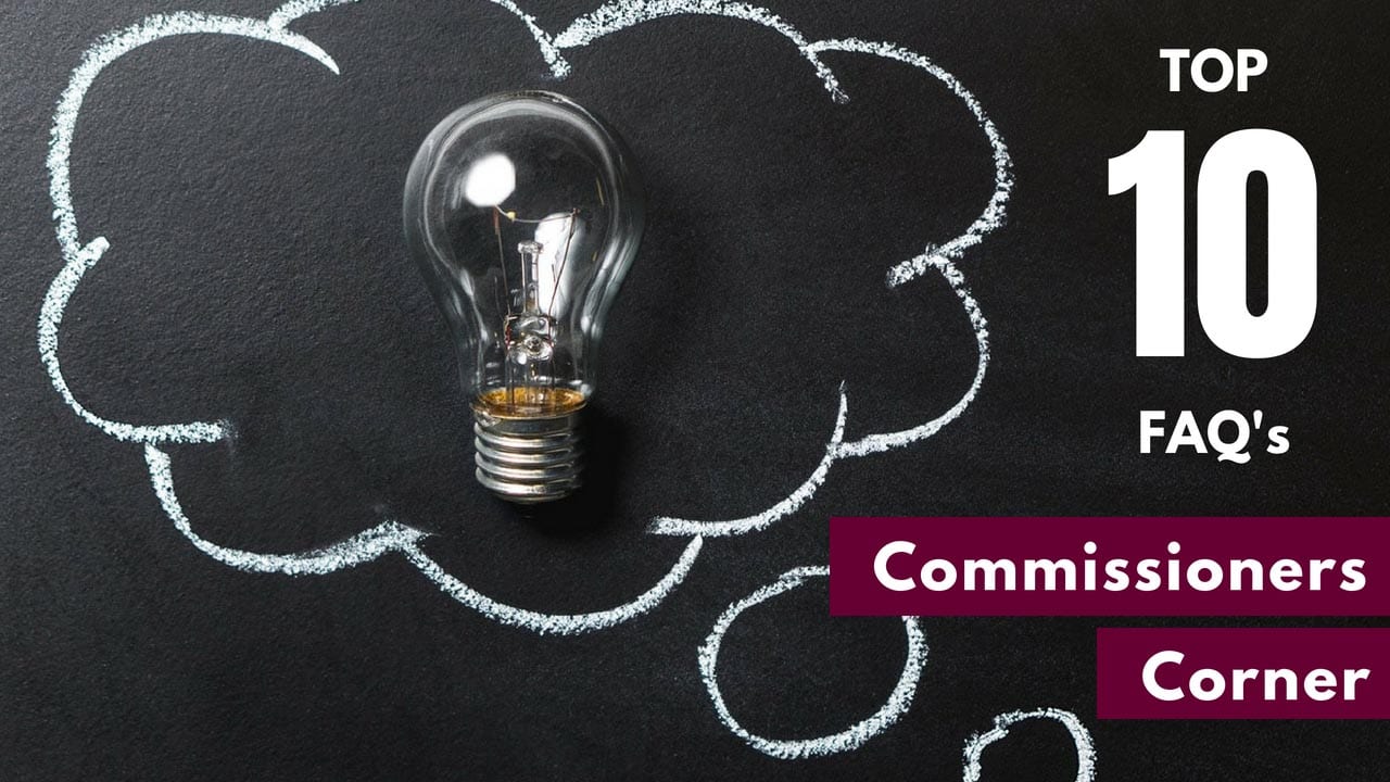 Commissioners Corner – Top 10 FAQ’s (QLD)