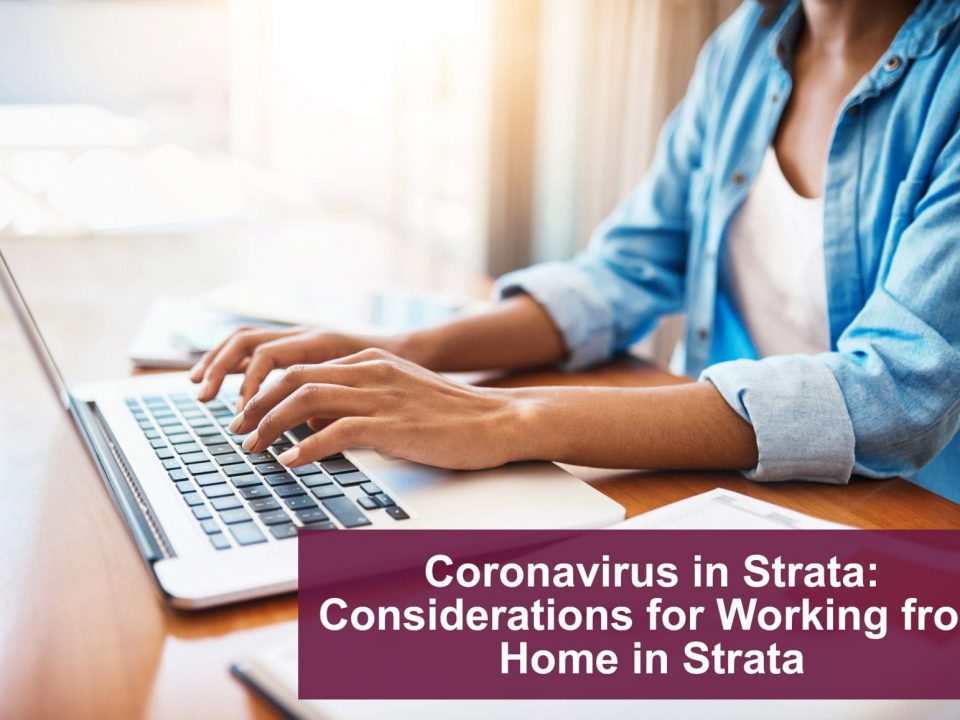 Working from Home in Strata