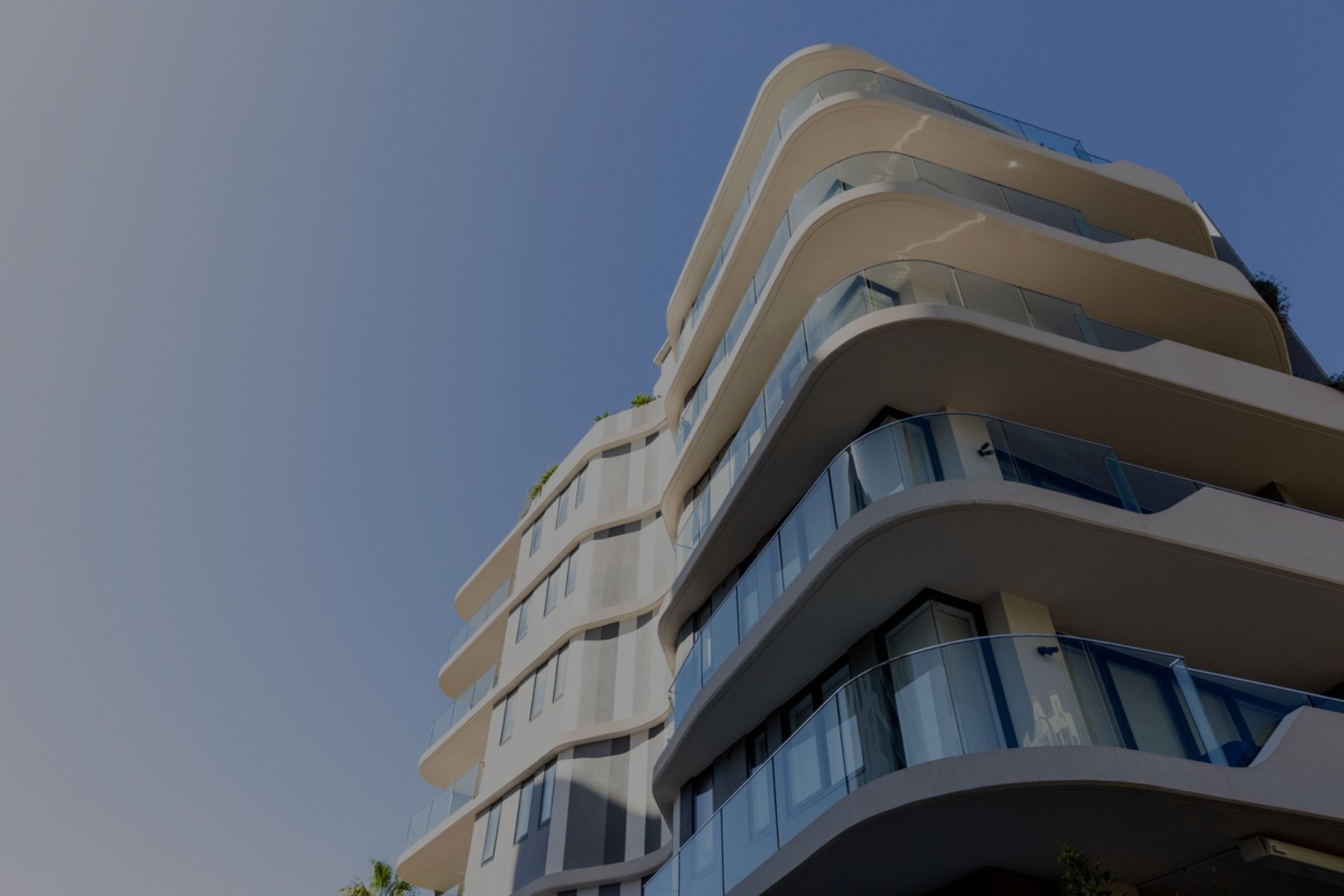 shot of modern building from below